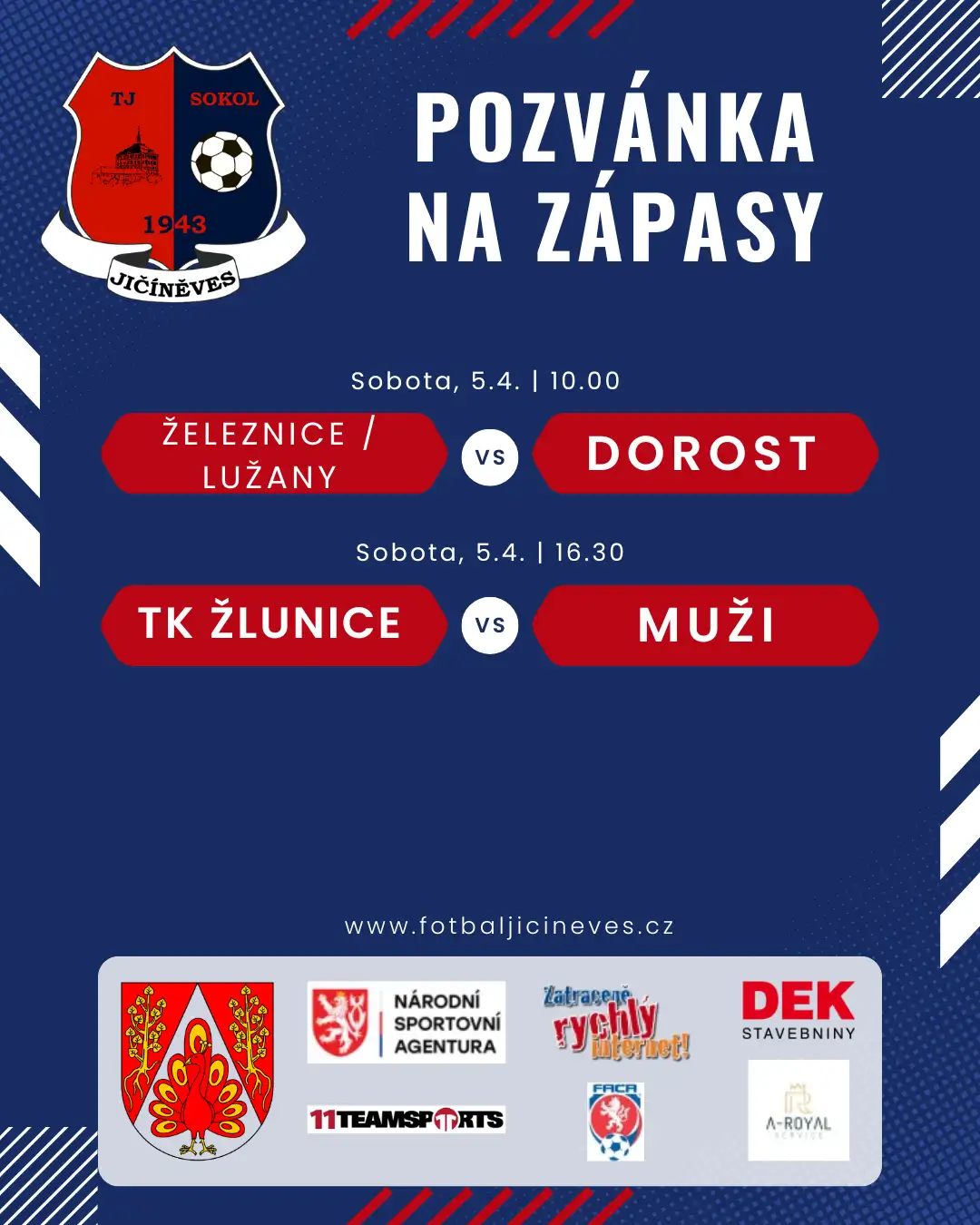 Pozvánka na zápasy